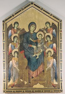 The Virgin and Child in Majesty Surrounded by Six Angels, c.1270 by Giovanni Cimabue